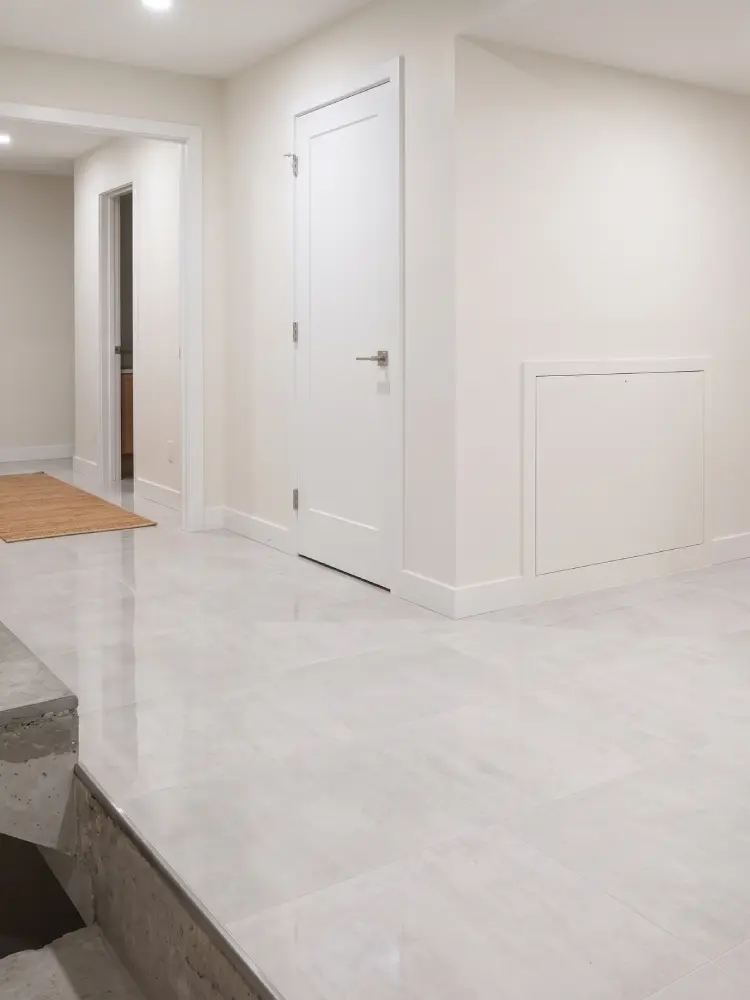 after heat floors