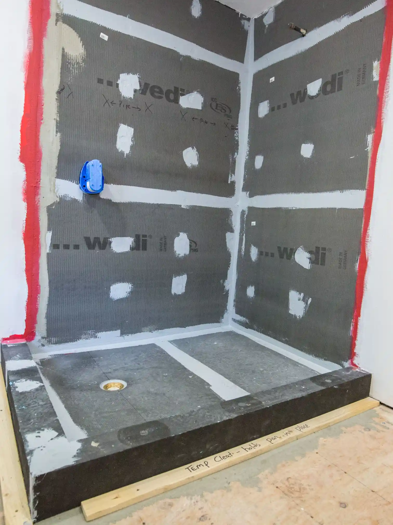 waterproofing before image